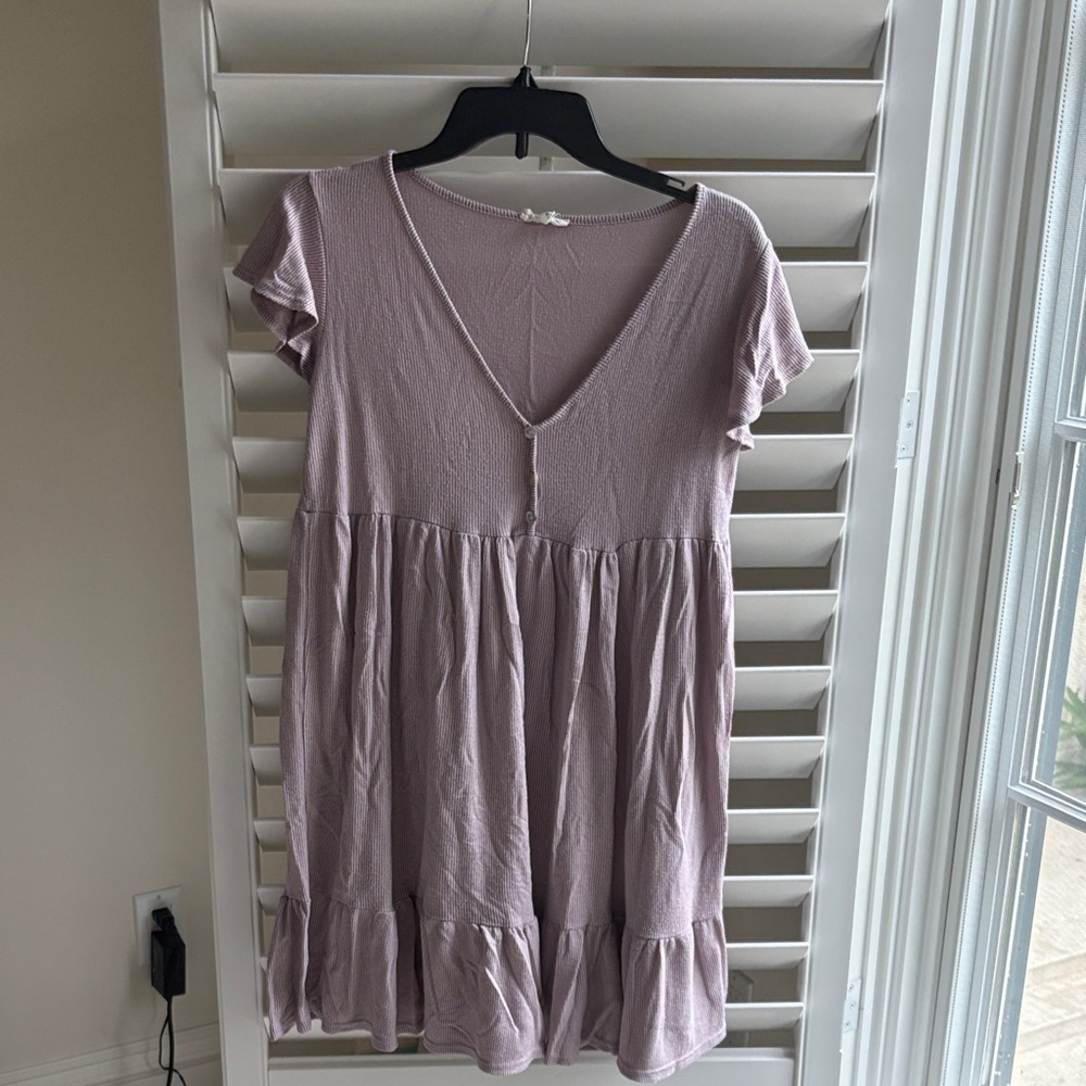 See You Monday Lavender Mini Dress